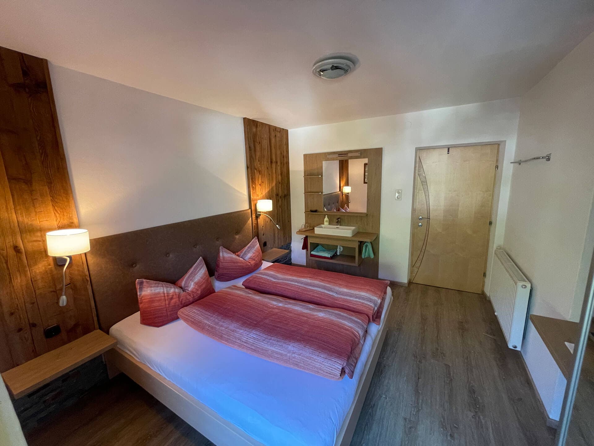 Eine Innenaufnahmes eines Zimmers der Ferienwohnung